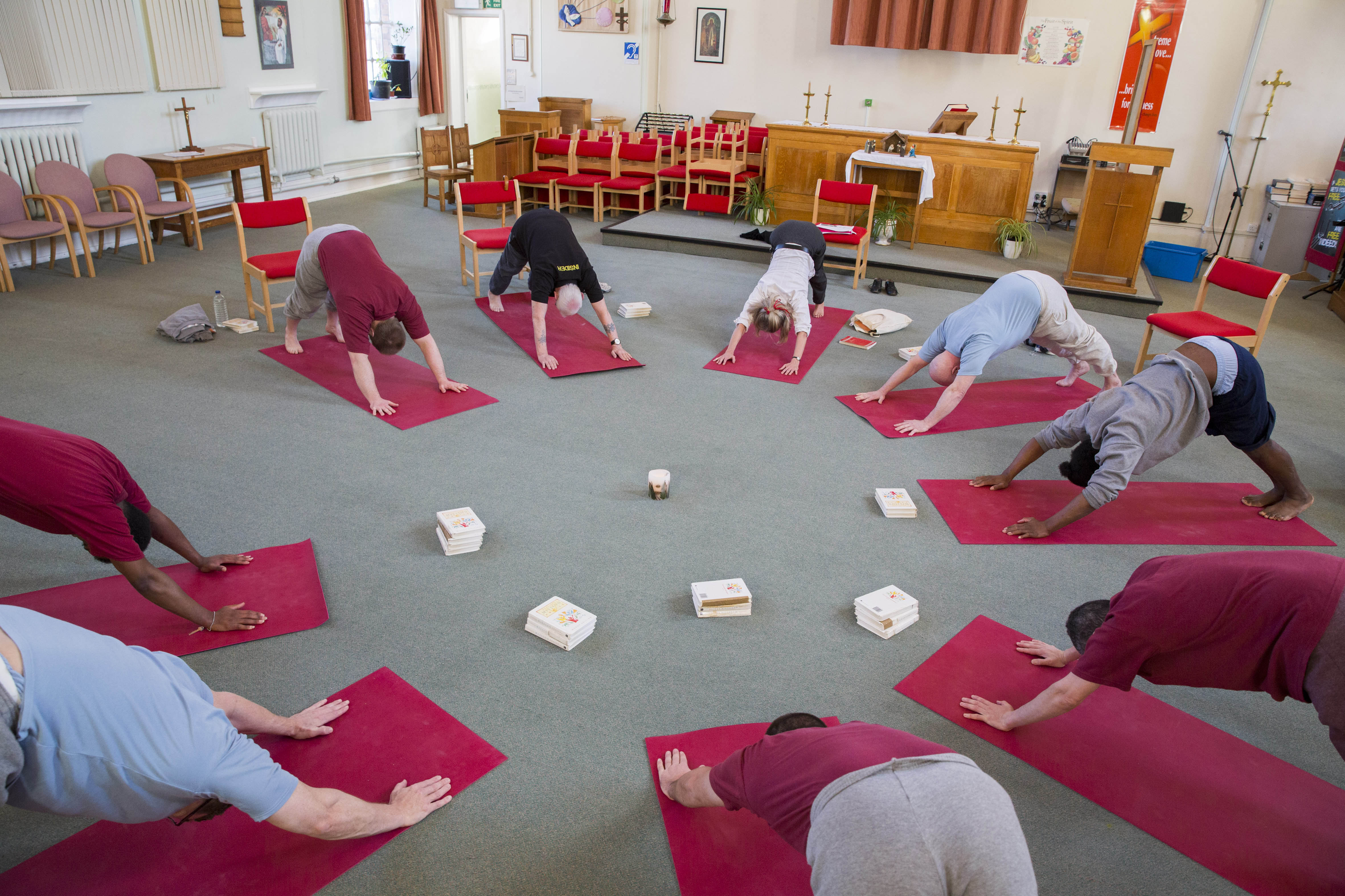Yoga Class In Prison