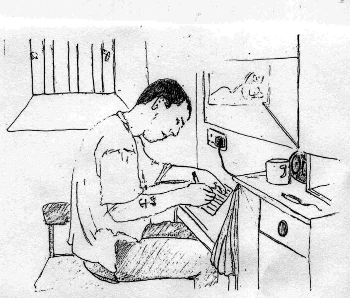 Mentoring by letters Illustration