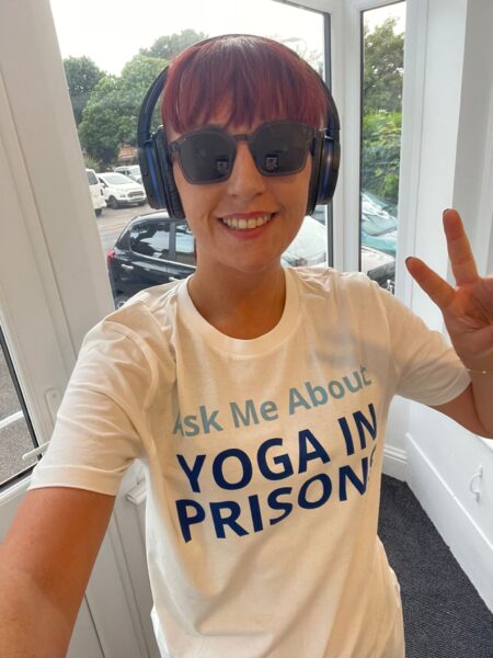 Josie runs for prison yoga
